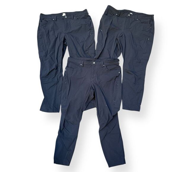 3 - Duluth Women’s Black Pants Lot of 3 size 18 short - Picture 6 of 6